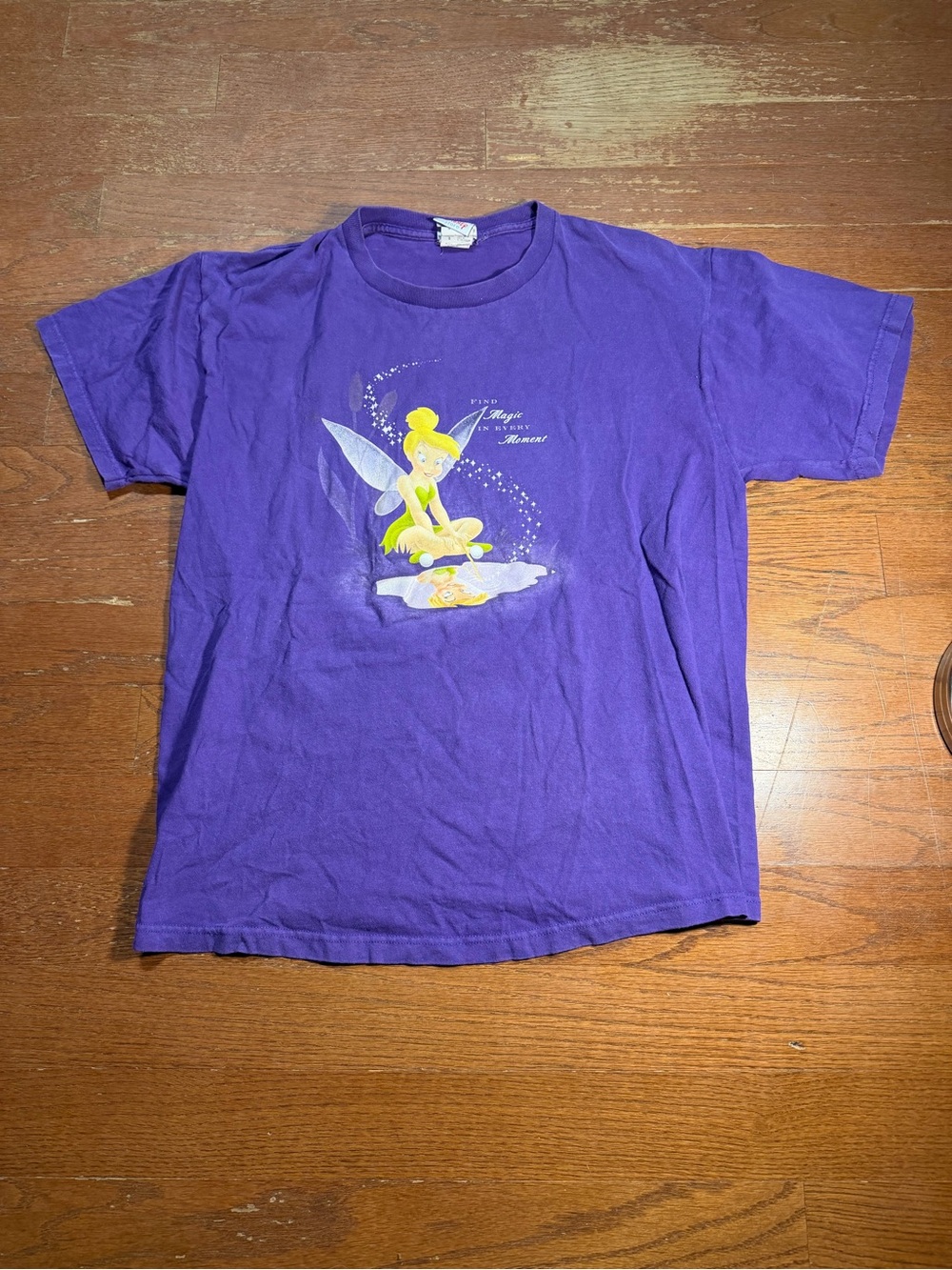 Vintage Tinker Bell Find Magic in Every Moment Graphic Tee
